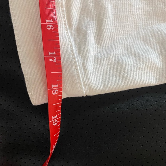 Chico's White Jean Jacket Fitted Stretch Denim - Picture 11 of 11